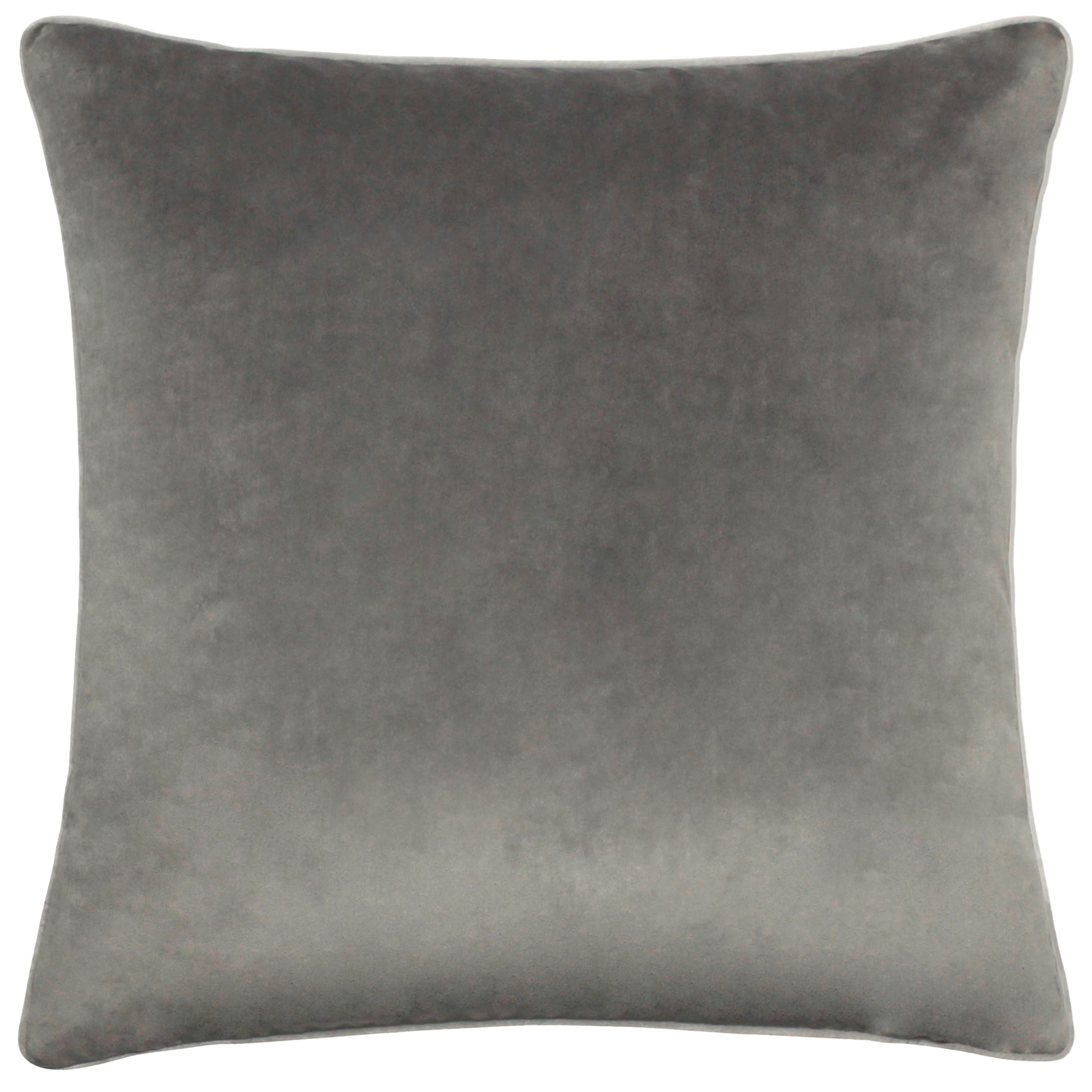 Colemans Meridian Velvet Cushion - Charcoal/ Dove