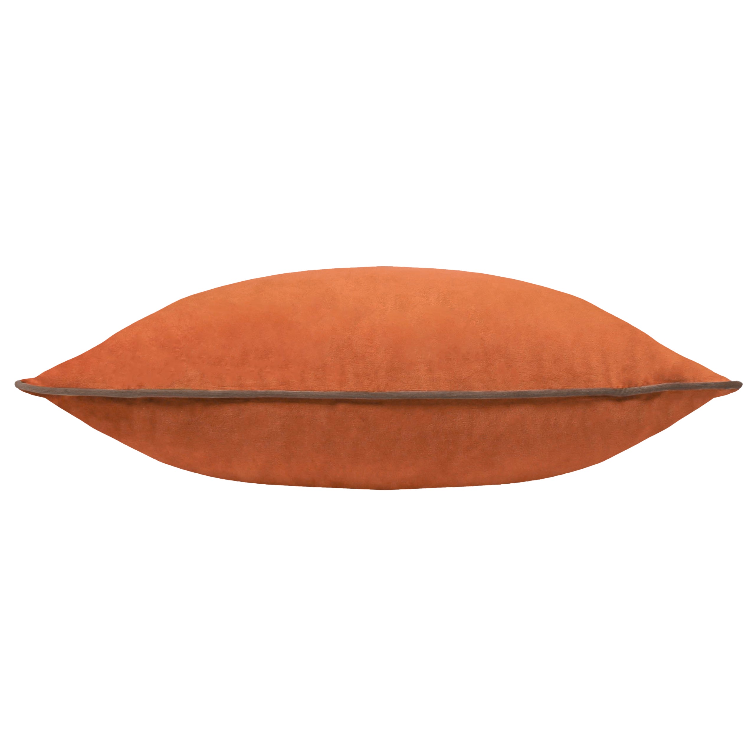 Colemans Meridian Velvet Cushion - Pumpkin/ Mocha